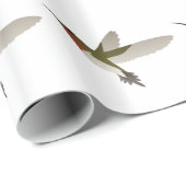 Ruby Throated Hummingbird Cadeaupapier (Rol Hoek)
