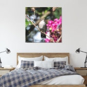Ruby-Throated Hummingbird Canvas Afdruk (Insitu (Slaapkamer))