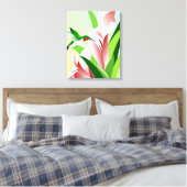 Ruby-throated Hummingbird Canvas Afdruk (Insitu (Slaapkamer))