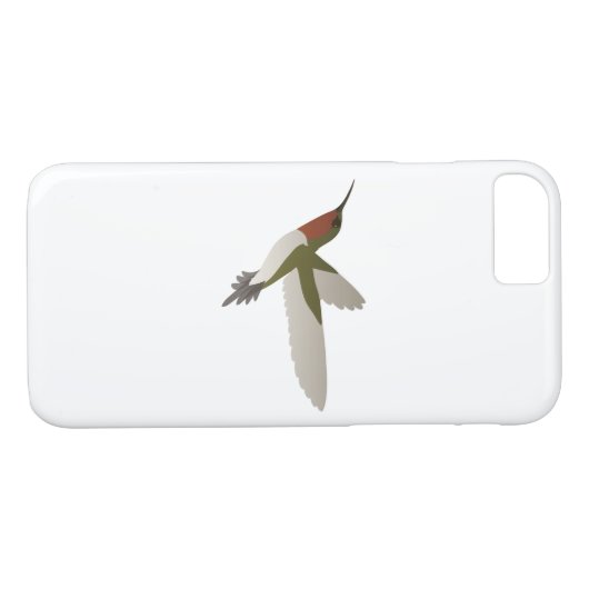 Ruby Throated Hummingbird Case-Mate iPhone Case (Achterkant (Horizontaal))
