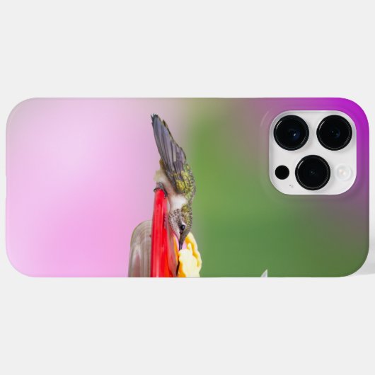 Ruby-Throated Hummingbird Case-Mate iPhone Case (Achterkant (horizontaal))