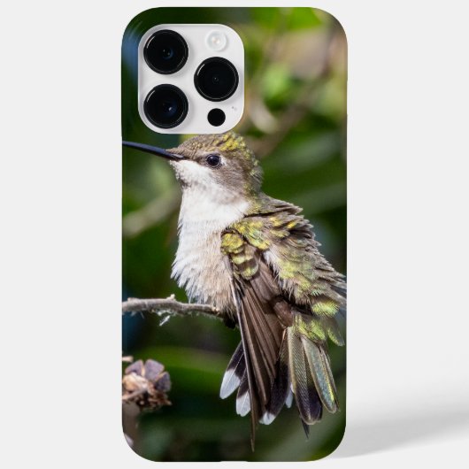 Ruby-Throated Hummingbird Case-Mate iPhone Case (Achterkant)