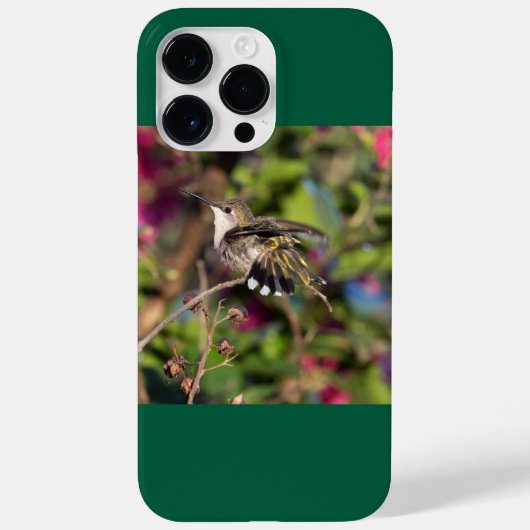 Ruby-Throated Hummingbird Case-Mate iPhone Case (Achterkant)