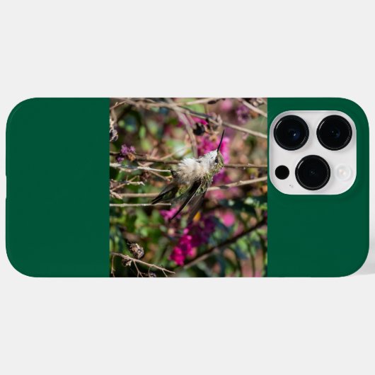 Ruby-Throated Hummingbird Case-Mate iPhone Case (Achterkant (horizontaal))