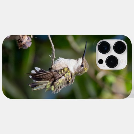 Ruby-Throated Hummingbird Case-Mate iPhone Case (Achterkant (horizontaal))