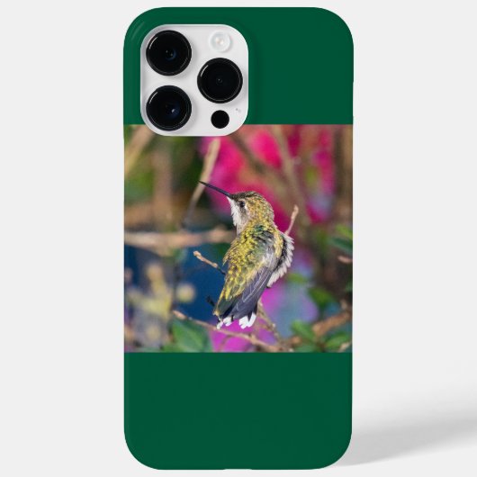 Ruby-Throated Hummingbird Case-Mate iPhone Case (Achterkant)