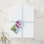 Ruby Throated Hummingbird Couple Gift Labels Cadeaulabel (Met Touw)