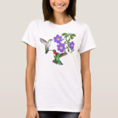 Ruby Throated Hummingbird Couple Shirt (Voorkant)