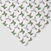 Ruby Throated Hummingbird Couple Tissue Paper Tissuepapier (Detail)