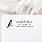 Ruby-throated Hummingbird Etiket (Insitu)