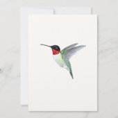 Ruby-throated Hummingbird Flat Wenskaart Kaart (Voorkant)