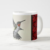 Ruby Throated Hummingbird Grote Koffiekop (Voorkant rechts)