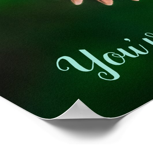 Ruby Throated Hummingbird Je hebt dit citaat Poster (Hoek)