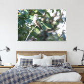 Ruby-throated Hummingbird Juvenile Male Canvas Afdruk (Insitu (Slaapkamer))