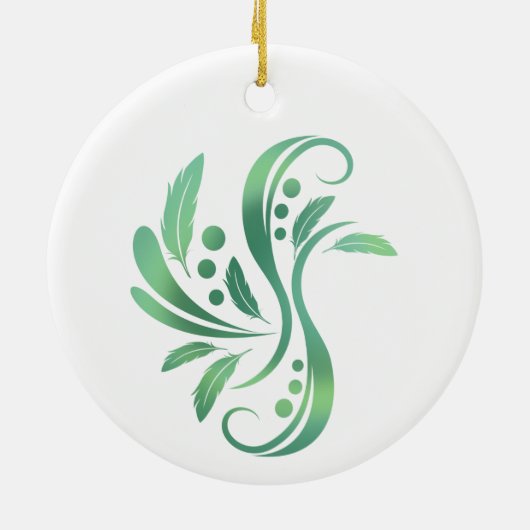 Ruby Throated Hummingbird Keramisch Ornament (Achterkant)