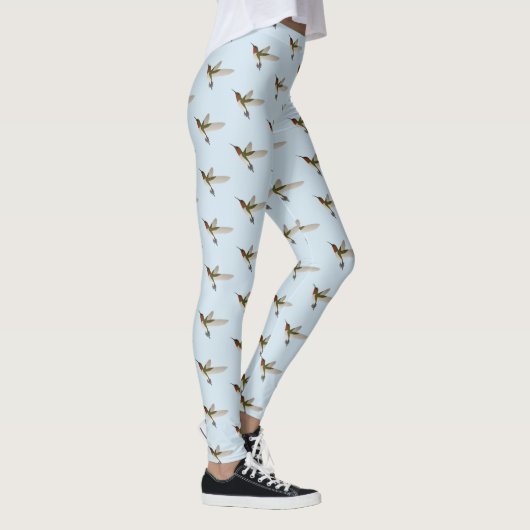 Ruby Throated Hummingbird Leggings (Rechts)