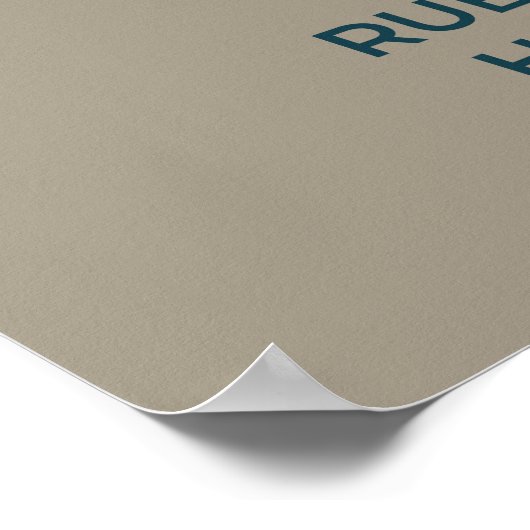 Ruby-throated Hummingbird Migratie Kaart Poster (Hoek)