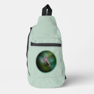 Ruby-throated Hummingbird Originele foto Sling Bag