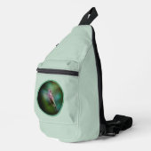 Ruby-throated Hummingbird Originele foto Sling Bag (Rechterhoek)