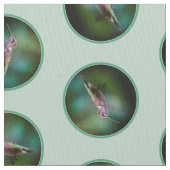 Ruby-throated Hummingbird Originele foto Stof (Close Up)