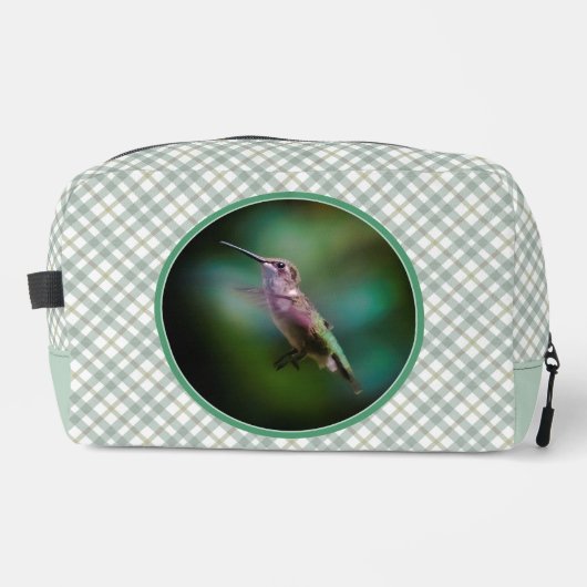 Ruby-throated Hummingbird Originele foto Toilettasje (Voorkant)
