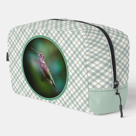 Ruby-throated Hummingbird Originele foto Toilettasje (Rechterhoek)