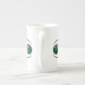 Ruby Throated Hummingbird Porselein Kop (Achterkant)