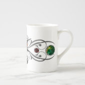 Ruby Throated Hummingbird Porselein Kop (Rechts)