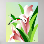 Ruby-throated Hummingbird Poster (Voorkant)