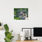 Ruby-throated Hummingbird Poster (Thuiskantoor)