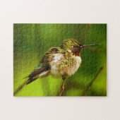 Ruby Throated Hummingbird Puzzel (Horizontaal)