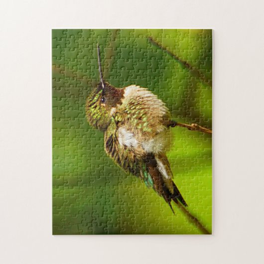 Ruby Throated Hummingbird Puzzel (Verticaal)