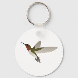 Ruby Throated Hummingbird Sleutelhanger
