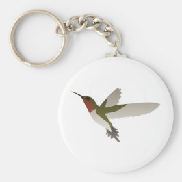 Ruby Throated Hummingbird Sleutelhanger