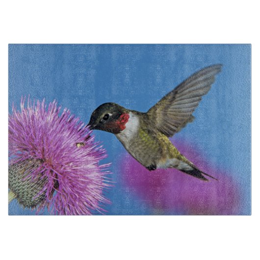 Ruby-throated Hummingbird Snijplank (Voorkant)