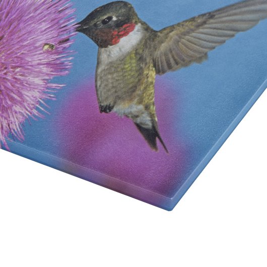 Ruby-throated Hummingbird Snijplank (Hoek)