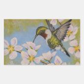 Ruby-Throated Hummingbird - Stickers (Voorkant)