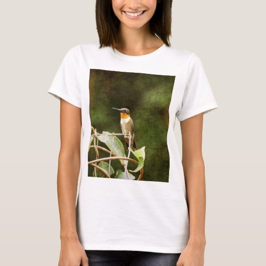 Ruby Throated Hummingbird T-shirt (Voorkant)