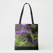 Ruby-Throated Hummingbird-Tas Tote Bag (Voorkant)