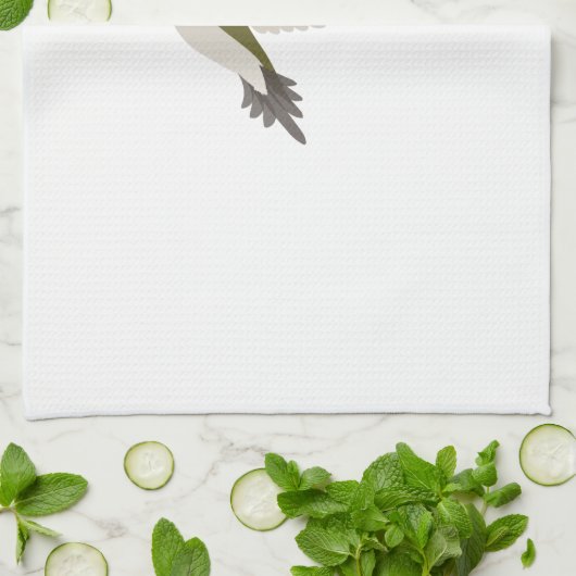 Ruby Throated Hummingbird Theedoek (Gevouwen)