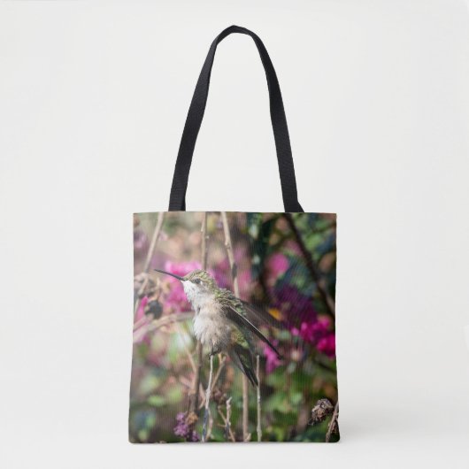 Ruby-Throated Hummingbird Tote Bag (Voorkant)