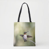 Ruby-Throated Hummingbird Tote Bag (Voorkant)