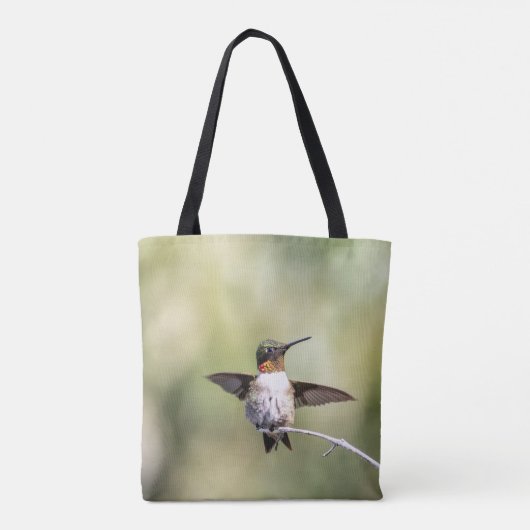 Ruby-Throated Hummingbird Tote Bag (Achterkant)