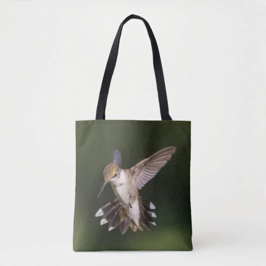 Ruby-Throated Hummingbird Tote Bag (Voorkant)