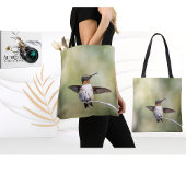 Ruby-Throated Hummingbird Tote Bag