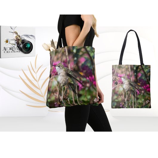 Ruby-Throated Hummingbird Tote Bag
