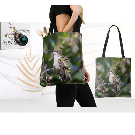 Ruby-Throated Hummingbird Tote Bag