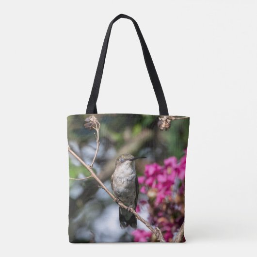 Ruby-Throated Hummingbird Tote Bag (Achterkant)