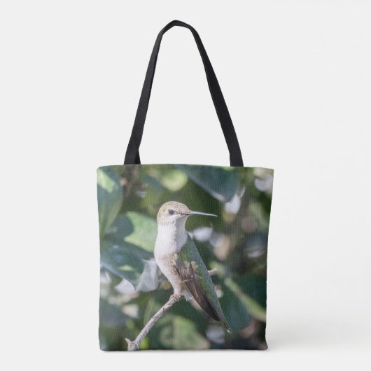 Ruby-Throated Hummingbird Tote Bag (Achterkant)