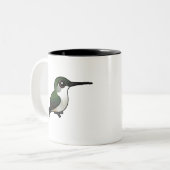 Ruby-throated Hummingbird Tweekleurige Koffiemok (Voorkant links)